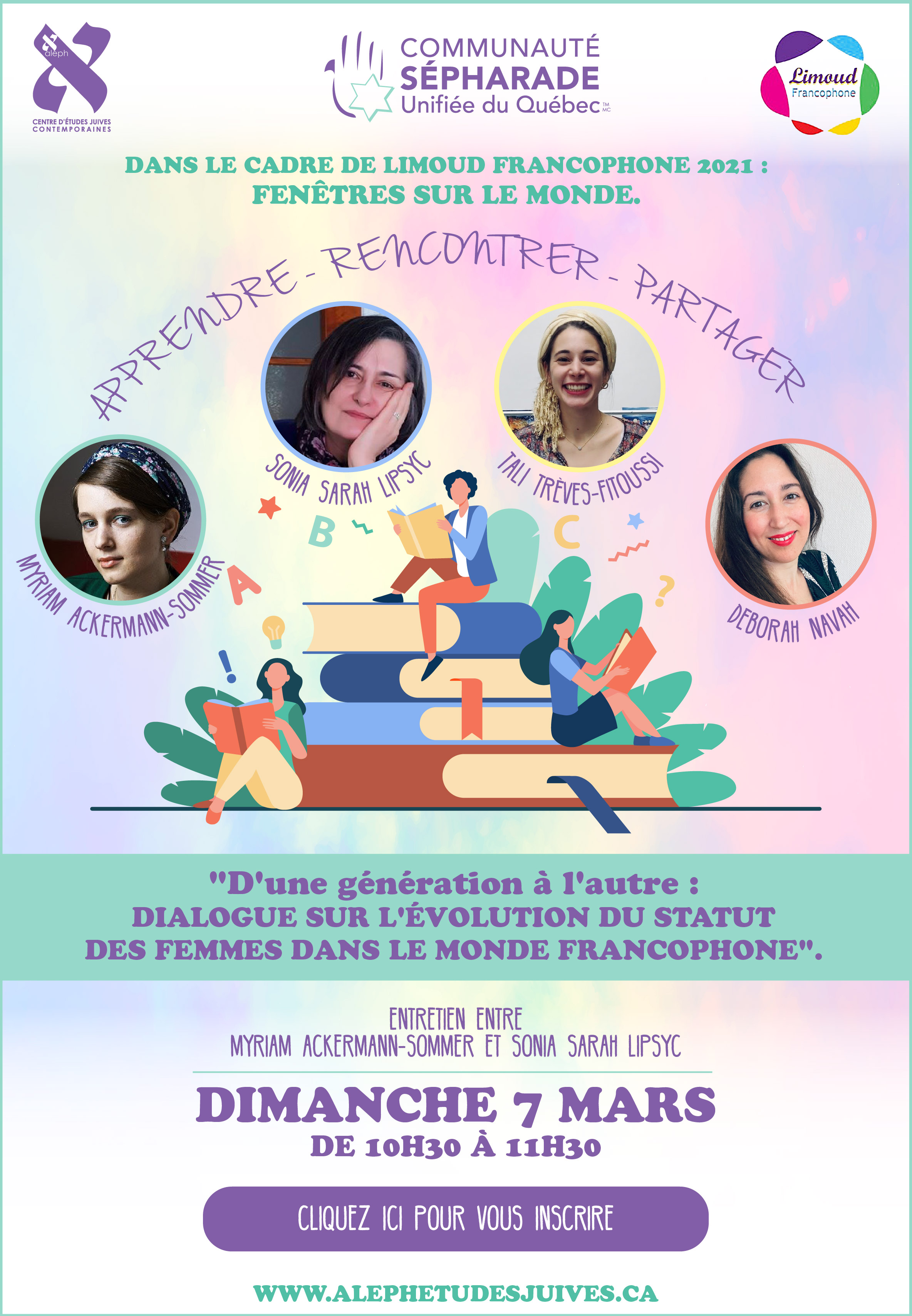 D'une génération à l'autre : dialogue sur l'évolution de statut des femmes dans le Monde francophone